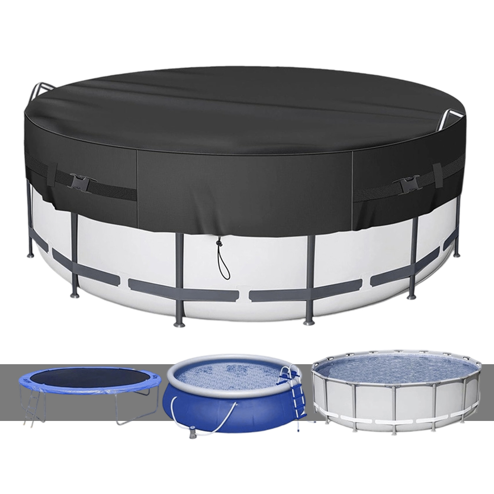 Pool Cover Waterproof - 8/10/12 ft havuzlar için uygun, 210D