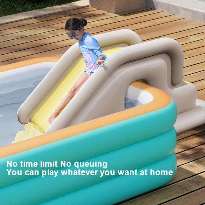 Water Slide Inflatable - Şişme su kaydırağı çocuklar yüzme su