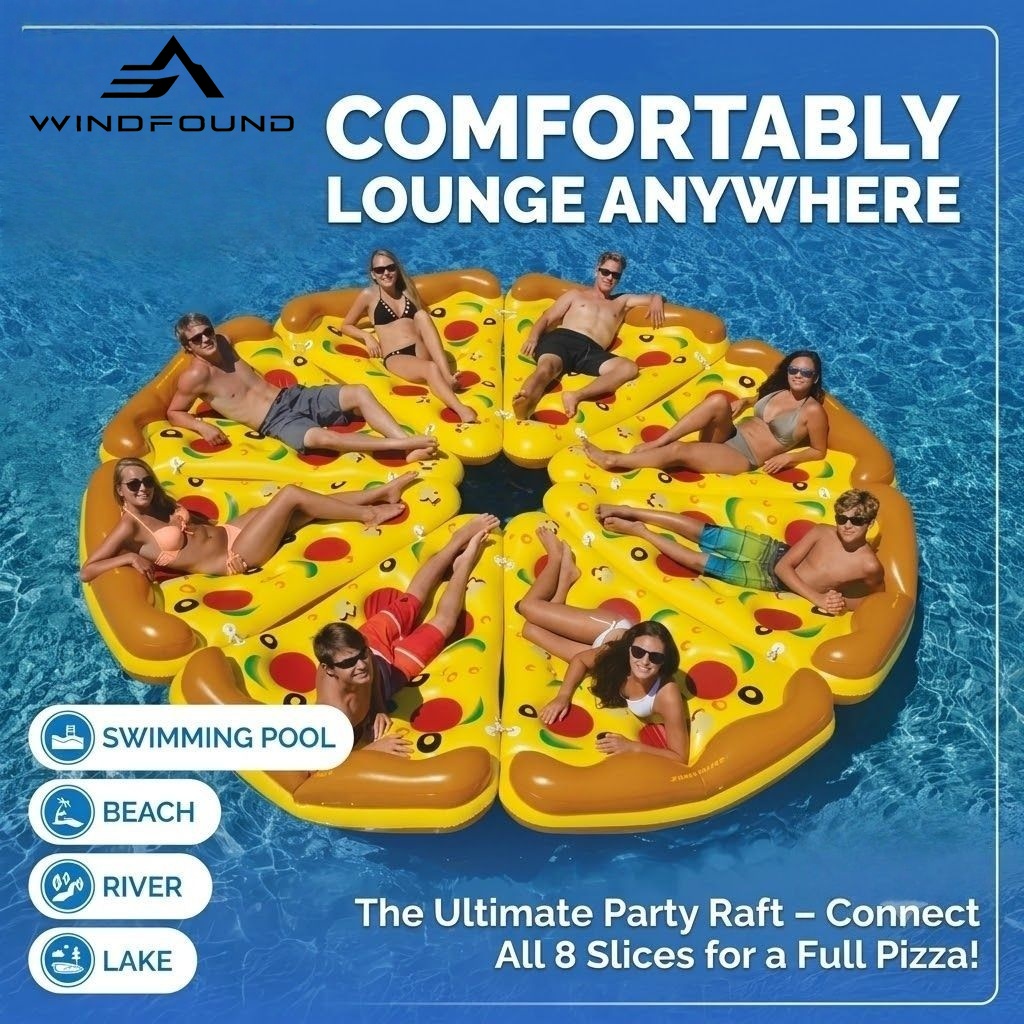 Pool Lounger Inflatable - Dev Şişme Pizza Havuz Şişme Botu