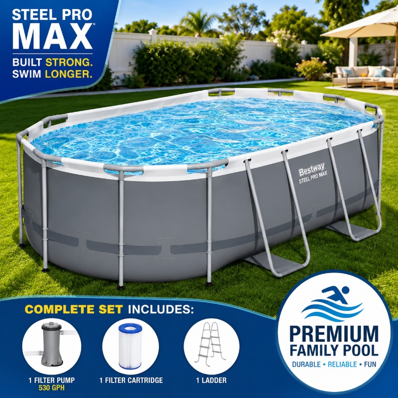 Bestway Steel Pro MAX 4.27m x  - Pool Ladder Above Ground incelemesi ve fiyatı