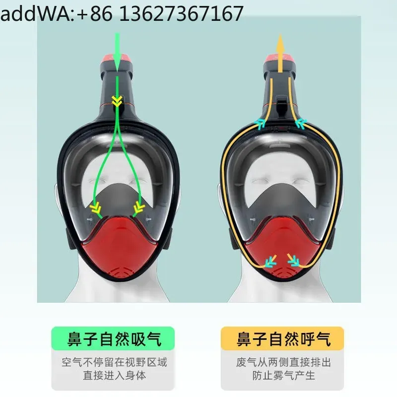 Kuru tip şnorkel maskesi, yeti - Snorkel Mask Full Face incelemesi ve fiyatı