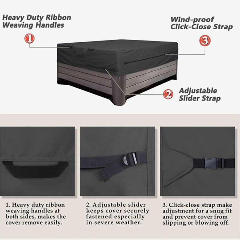 Kare Spa jakuzisi tozluk küvet - Pool Cover Waterproof incelemesi ve fiyatı