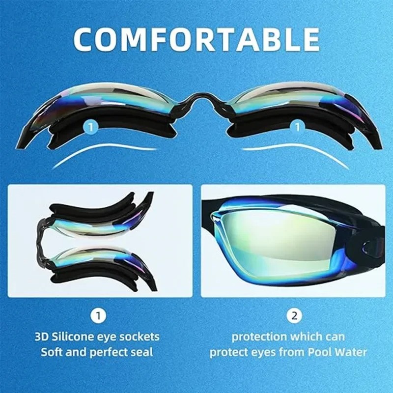 UV Koruma Gözlük Profesyonel Y - Swim Goggles Anti Fog Uv incelemesi ve fiyatı