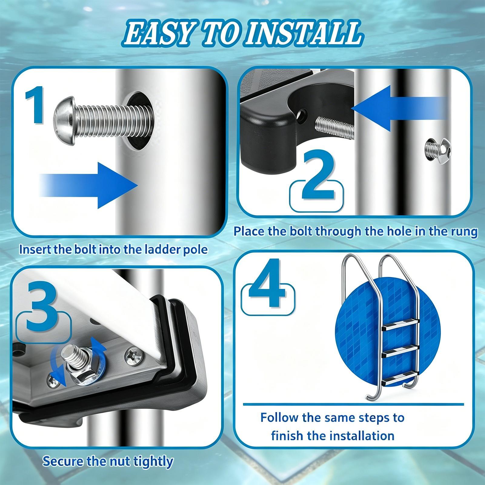 Havuz Merdiveni Basamakları De - Pool Ladder Above Ground incelemesi ve fiyatı