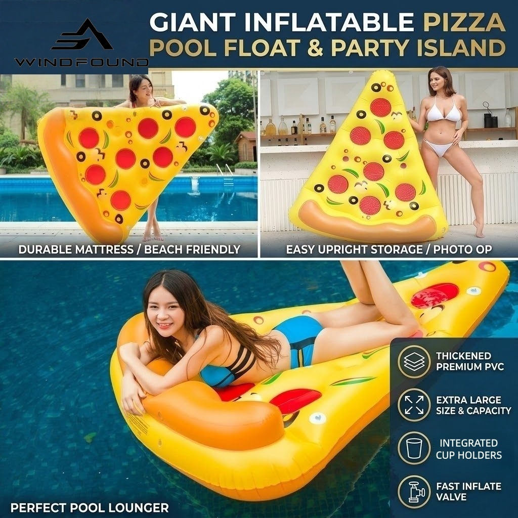 Dev Şişme Pizza Havuz Şişme Bo - Pool Lounger Inflatable incelemesi ve fiyatı