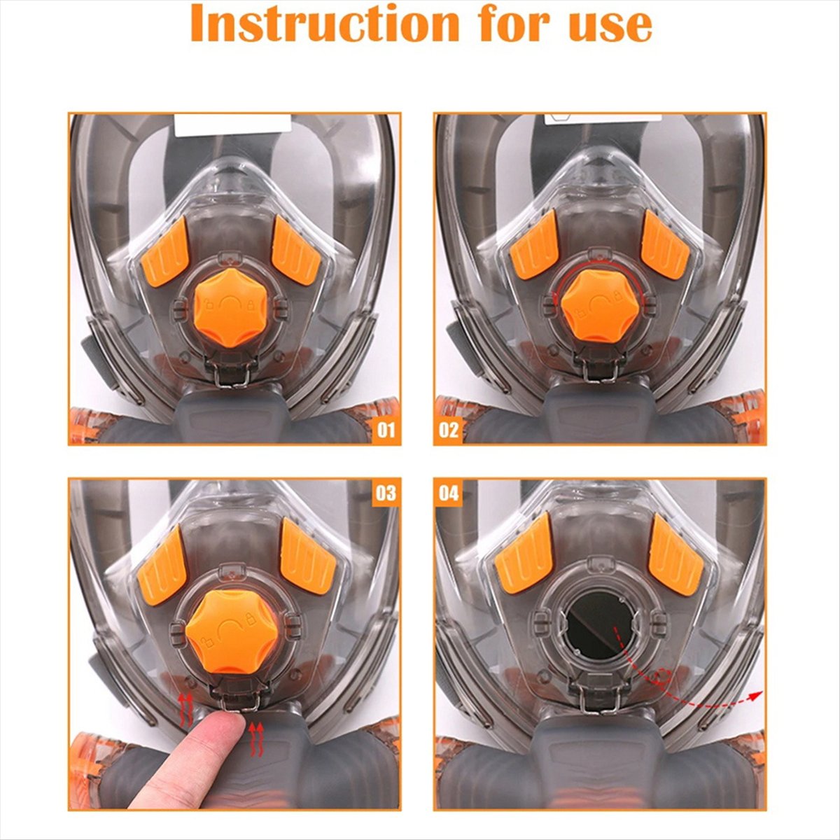 L79A Şnorkel Maskesi Erkek Kad - Snorkel Mask Full Face incelemesi ve fiyatı