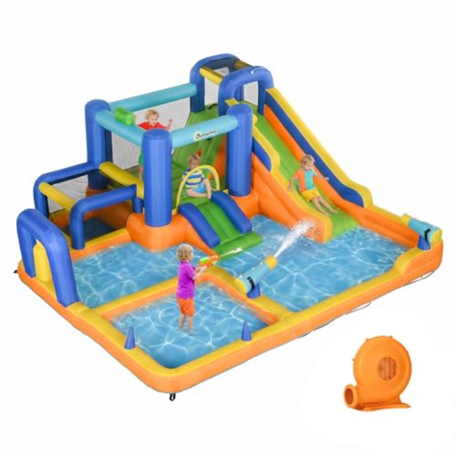 Şişme su kaydırağı 7'si 1 arad - Water Slide Inflatable incelemesi ve fiyatı