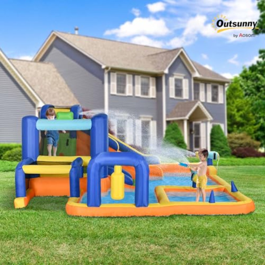 Şişme su kaydırağı 7'si 1 arad - Water Slide Inflatable incelemesi ve fiyatı