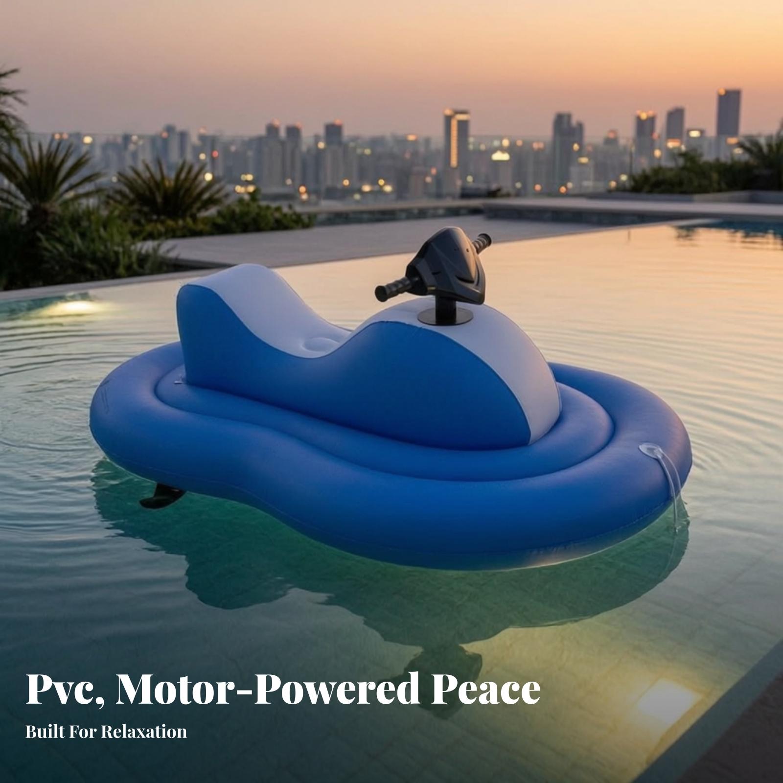 Mavi PVC Şişme Su Yatağı, Moto - Pool Lounger Inflatable incelemesi ve fiyatı