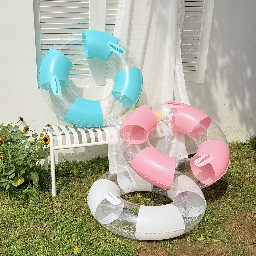 Şeffaf yüzme simidi yetişkinle - Pool Lounger Inflatable incelemesi ve fiyatı
